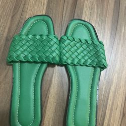 Green Women Shoes 