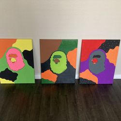 Custom Bape Wall Art