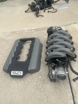 2015-17 mustang gt intake & throttle body factory