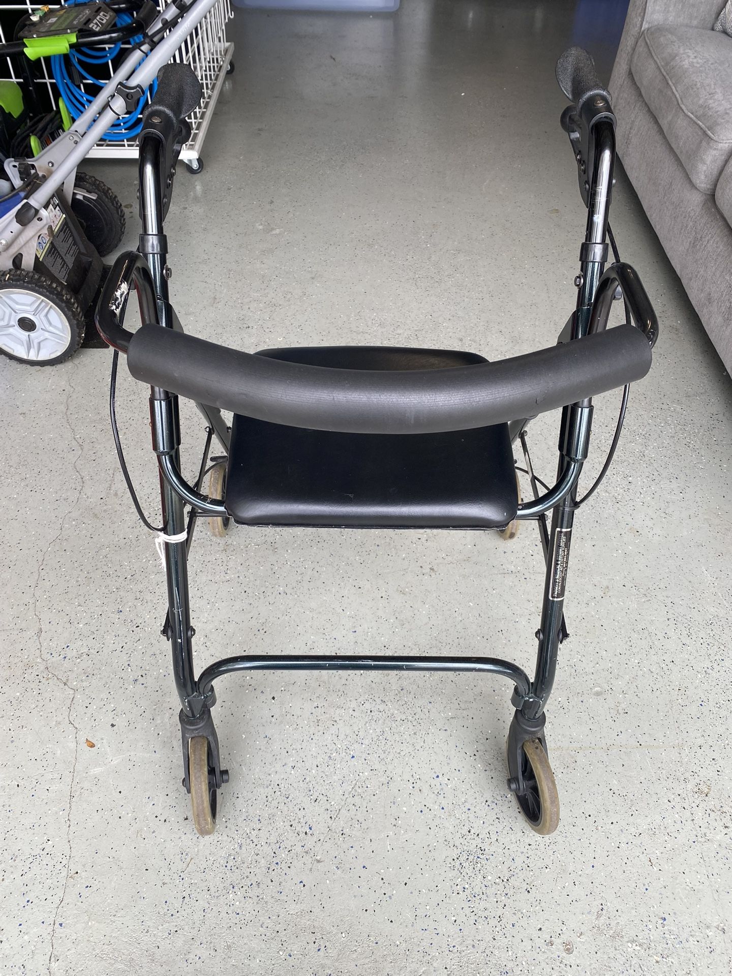 Fold Up Walker With Seat