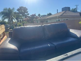 Brown Leather sofa
