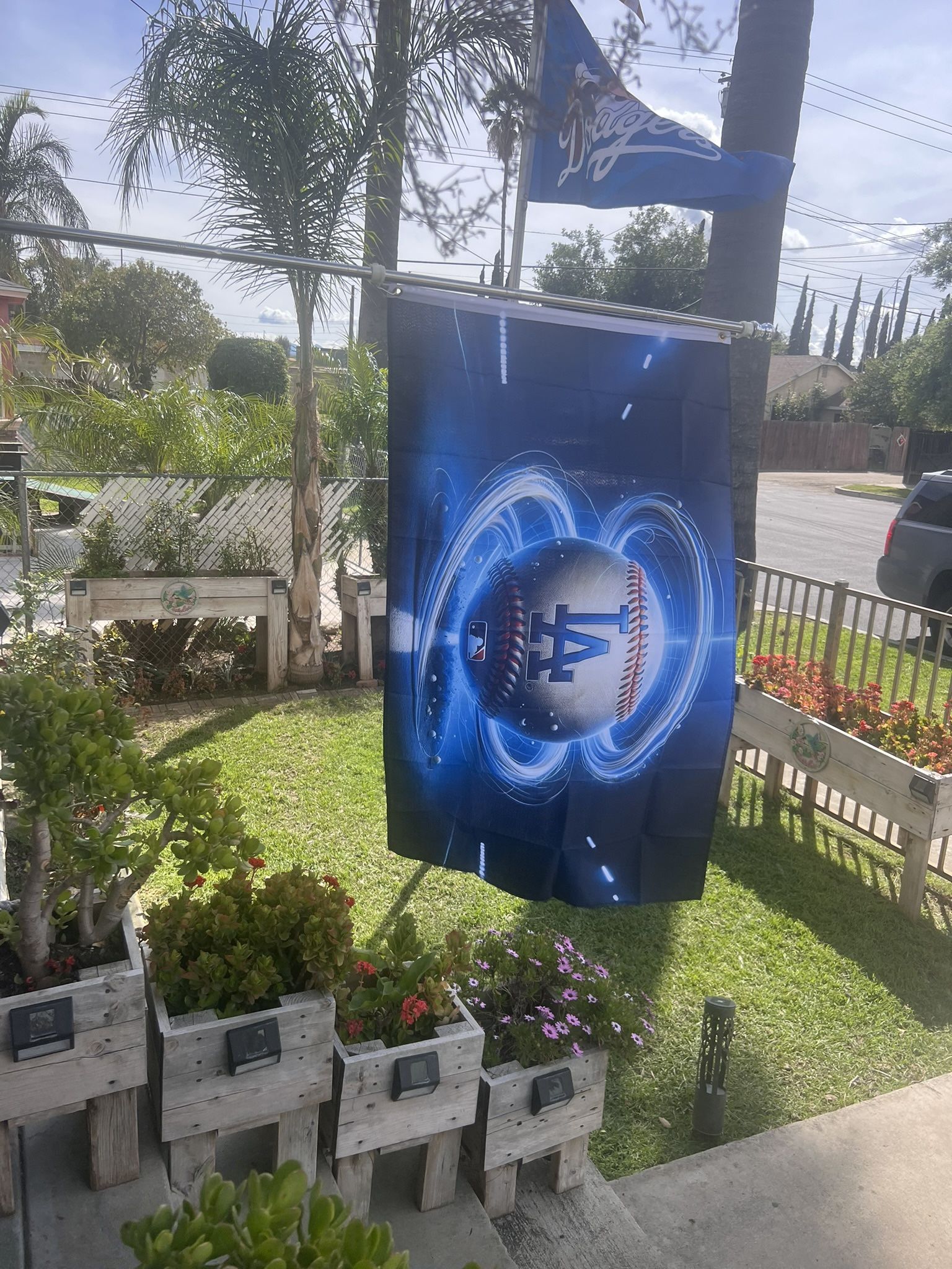 Dodgers Flag Size 3ftx5ft