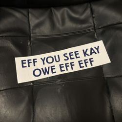 Comedy funny window decal sticker