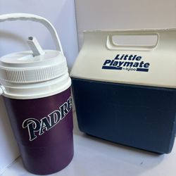 Igloo Little Playmate Cooler and Padres Insulated Water Jug 