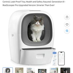 New automatic cat litter box In sealed box, $699 retail. Automatic refill, sanitation deodorization