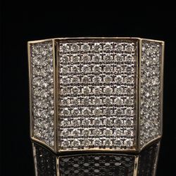 10KT Yellow Gold Diamond Ring 9.70g 1.85CTW Size 10 183549/3