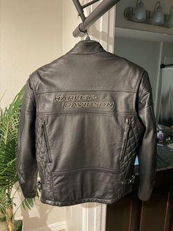 Harley-Davidson Black Leather Motorcycle Jacket