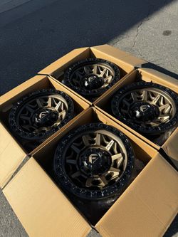 Fuel Covert 8x6.5 17” Bronze Off-Road Wheels