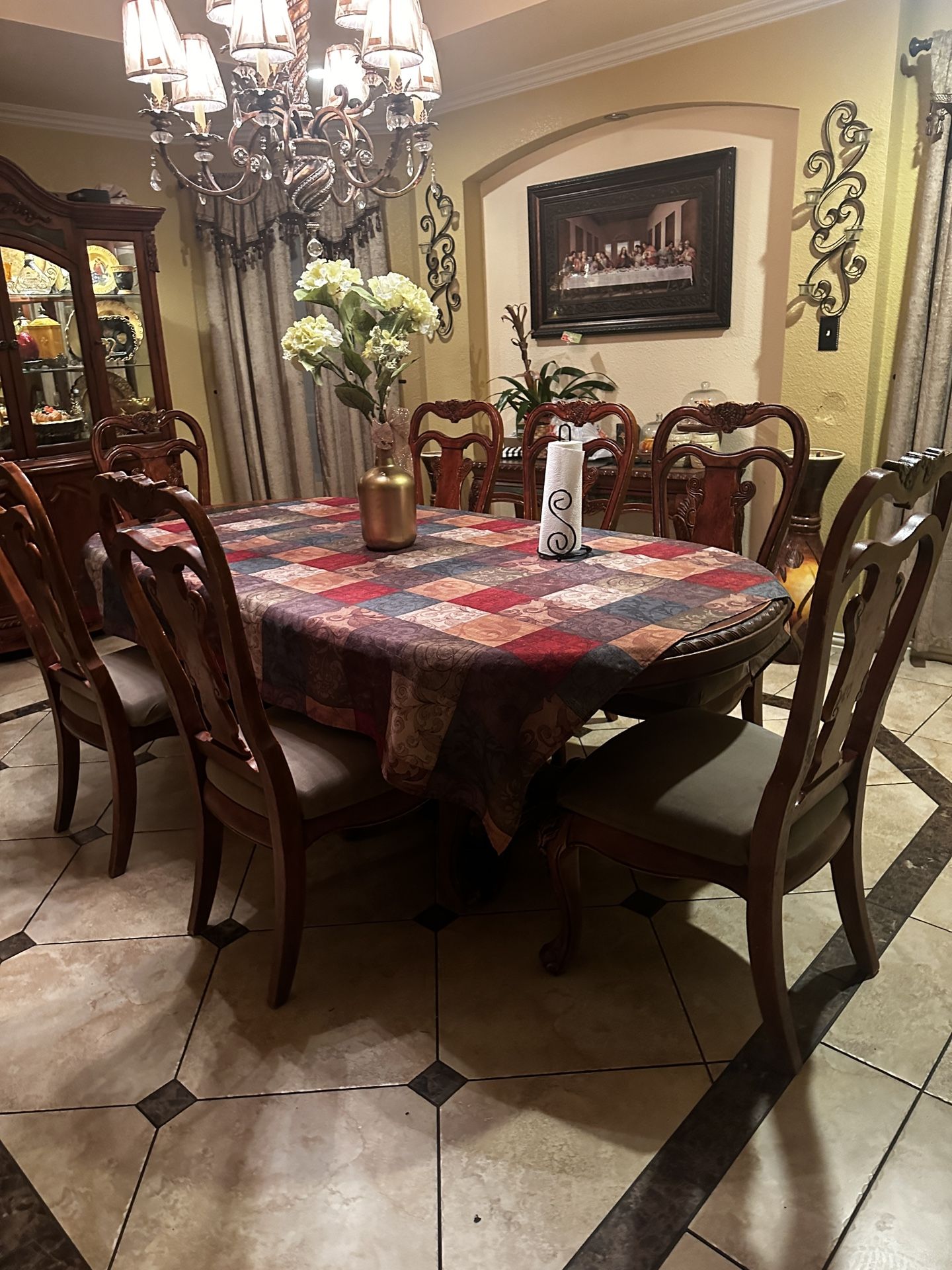 Table, Chairs, China Cabinets, Sofa Table