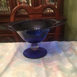 Blue Sapphire Crystal Bowl