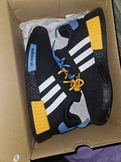 Adidas NMD_R1 'Black Blue Gold' Mens Size 11