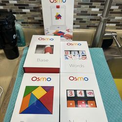 Osmo Genius Starter Kit -Includes base, Tangram, Words, Numbers & more.