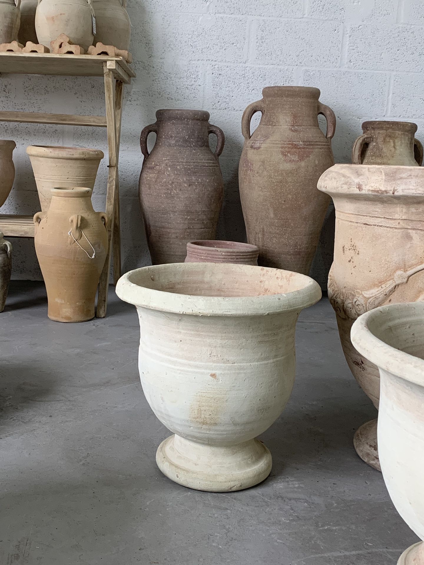 French Terra Cotta Urn