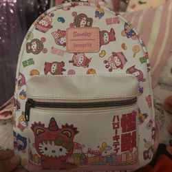 Hello Kitty Monsters Mini Backpack (Multi Color)