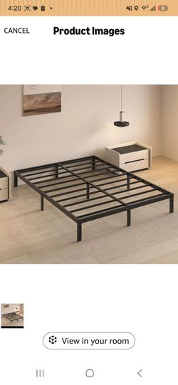 Queen Size Metal Bed Frame