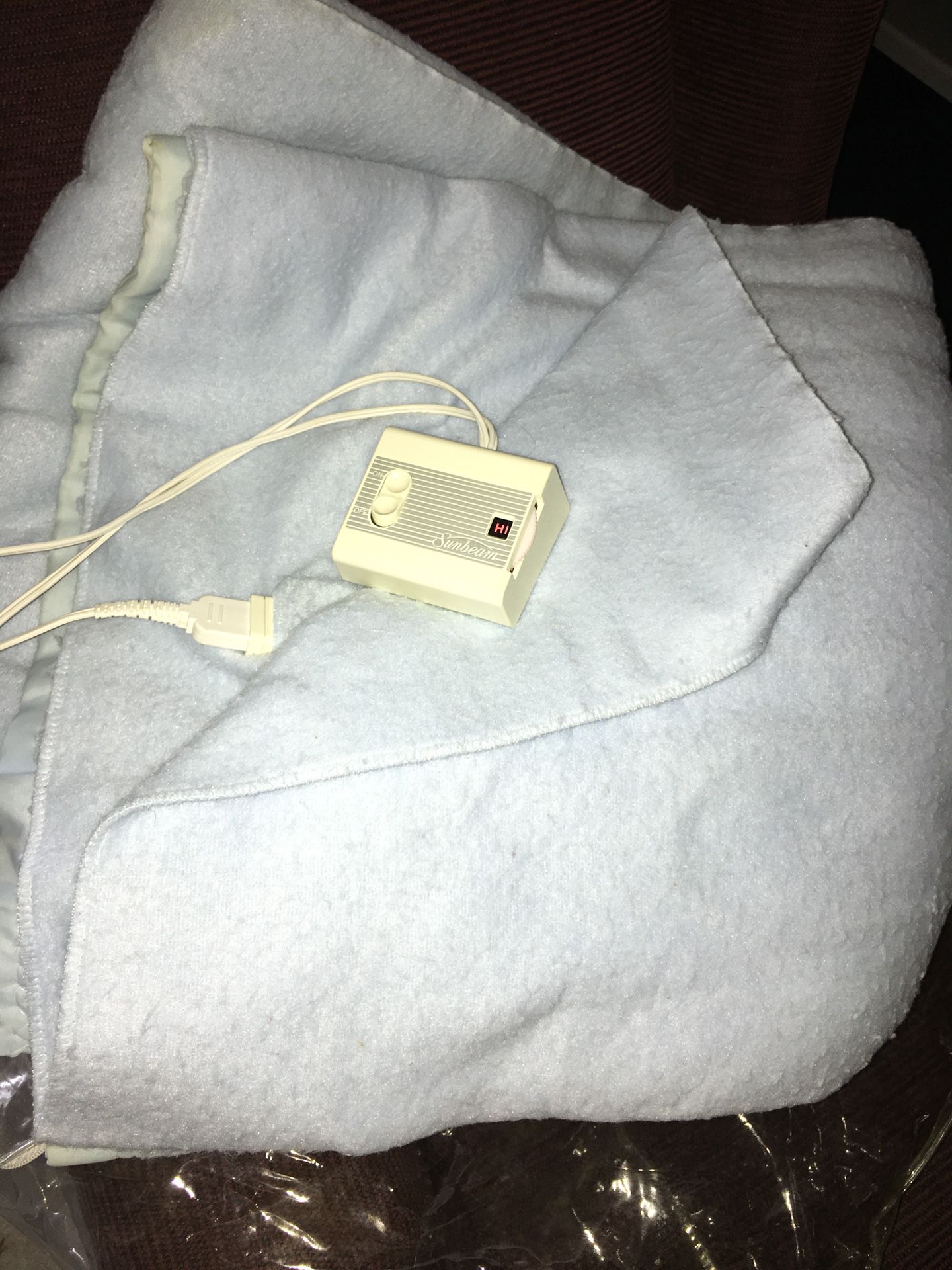 Twin size electric blanket