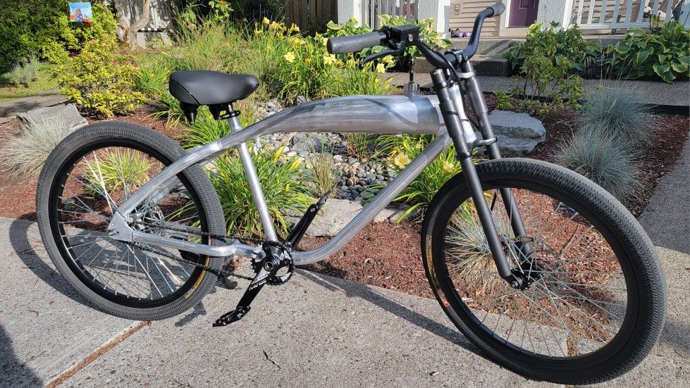 New Motorized Bike Gas Frame Roller