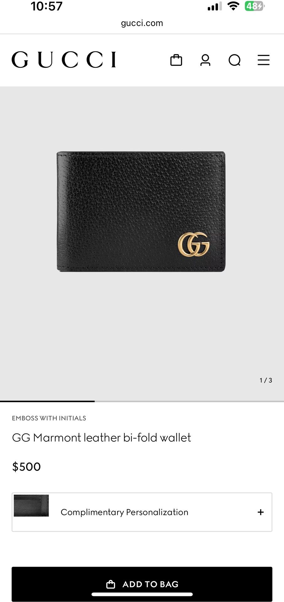 Men Gucci Wallet