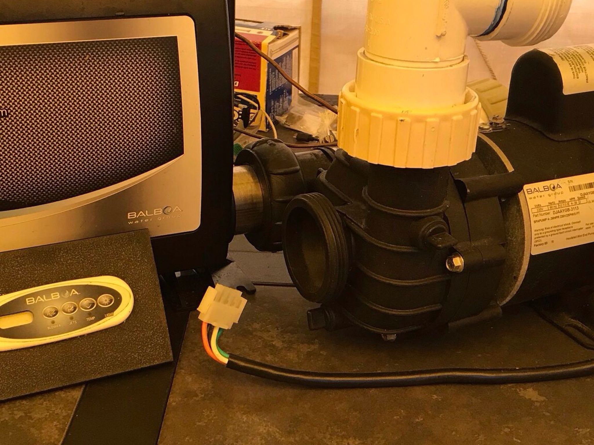Balboa Spa Pack Controler And Motor