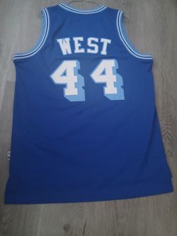 Jerry West #44 LA Lakers NBA Basketball Jersey