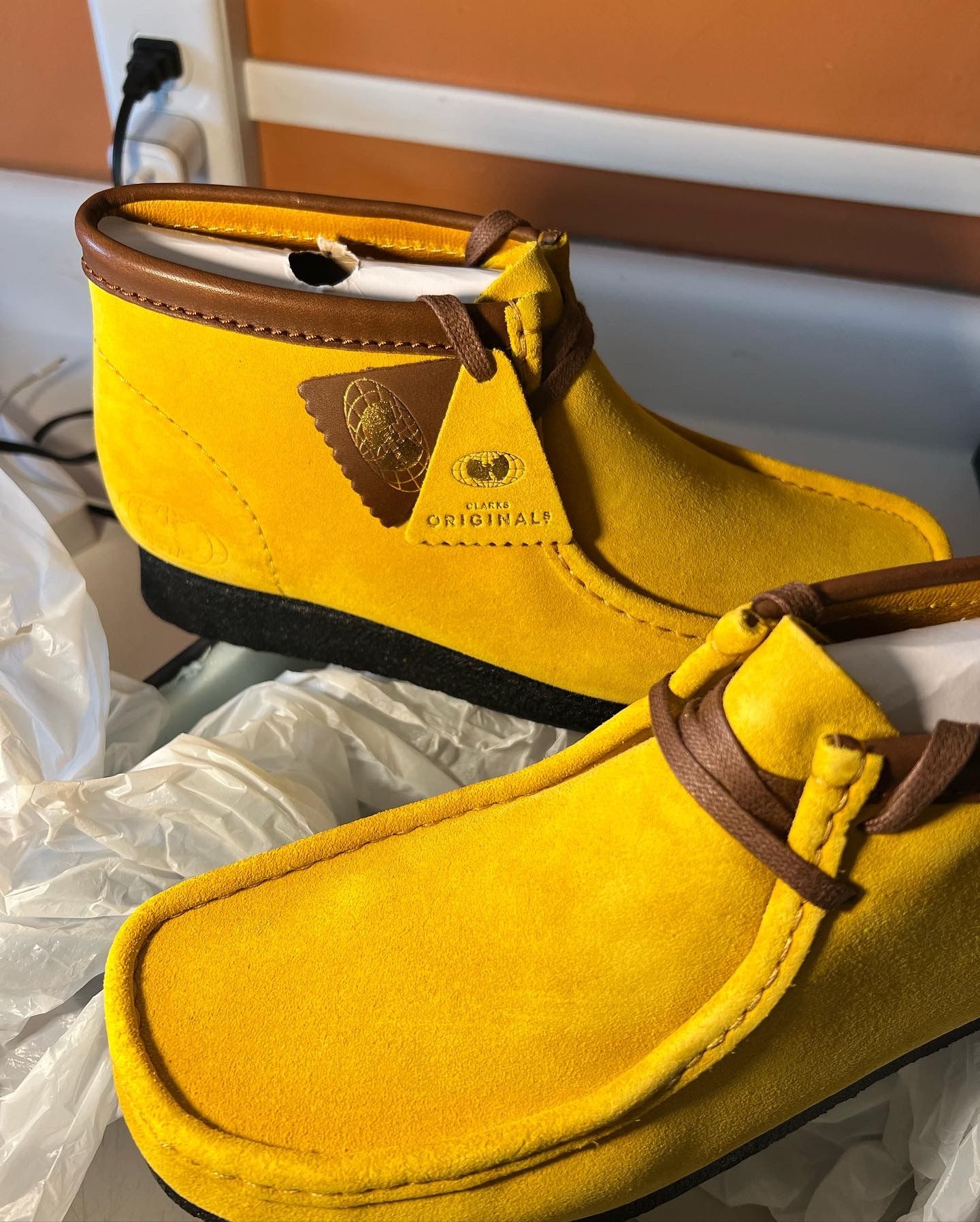 Clarks x Wu Tang Clan Wallabee Brown Multi, Where To Buy, 26147073