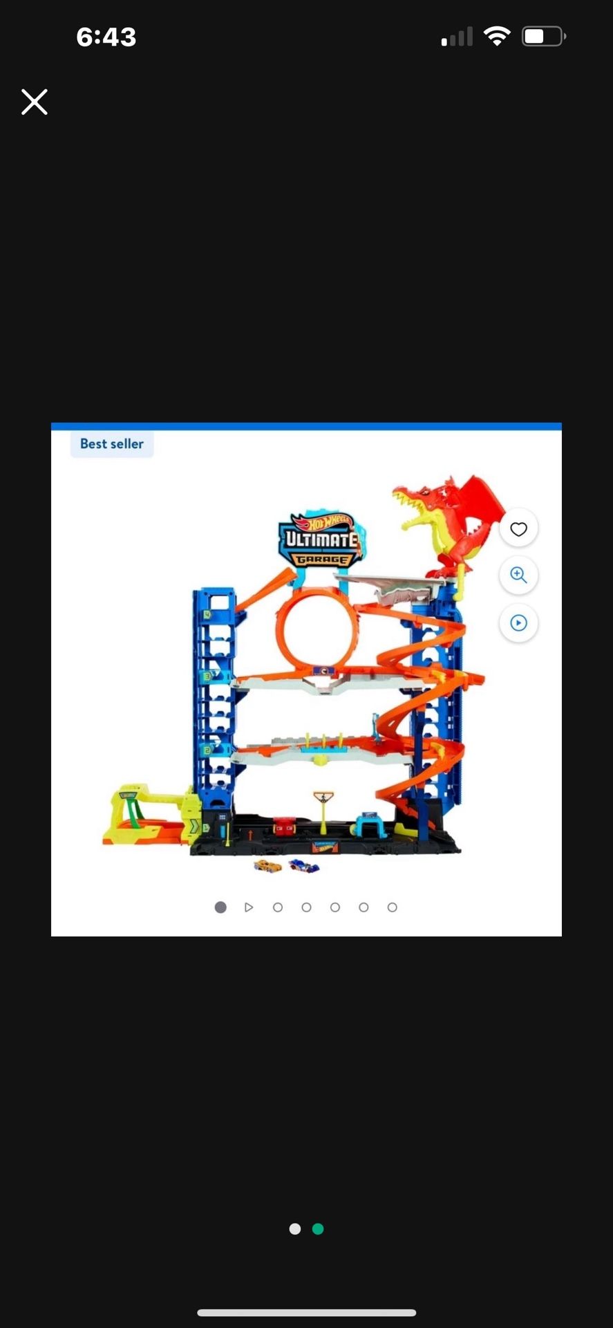 Brand New In Box Hot Wheels Ultimate garage