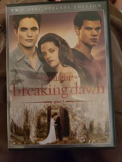 Breaking Dawn Part 1 DVD