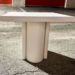 Retro Faux Marble Side Table