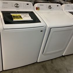 Samsung New Washer And Used Dryer Gas 