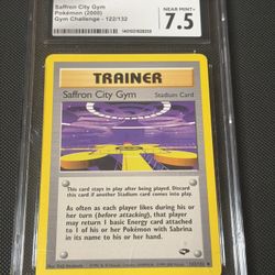 2000 Saffron City Gym 122/132 Gym Challenge CGC 7.5