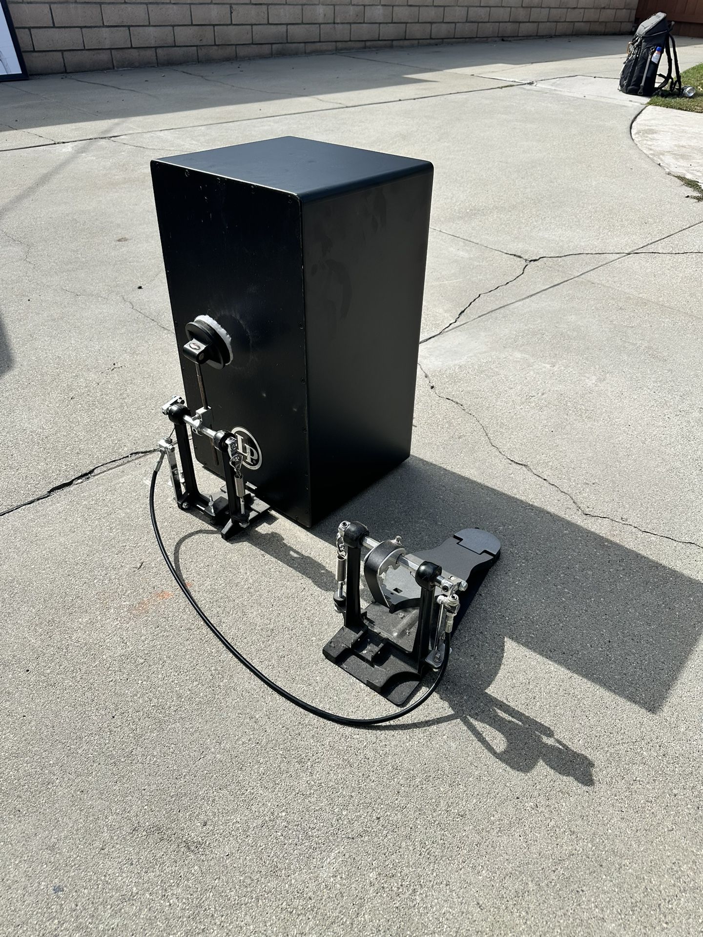 LP Cajon With Gibraltar Foot Pedal