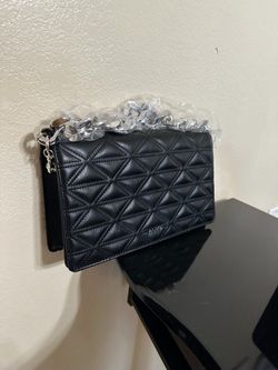 Aldo Black Quilted Chain Shoulder Bag