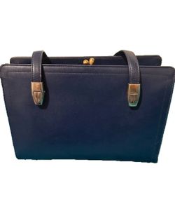 Koret Handbag Blue Leather VINTAGE