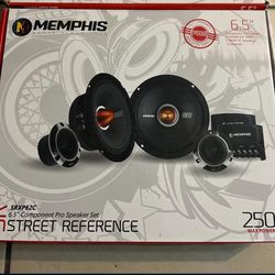Memphis Audio srxp62c SRX Pro 6.5" Competition SPL Component speakers