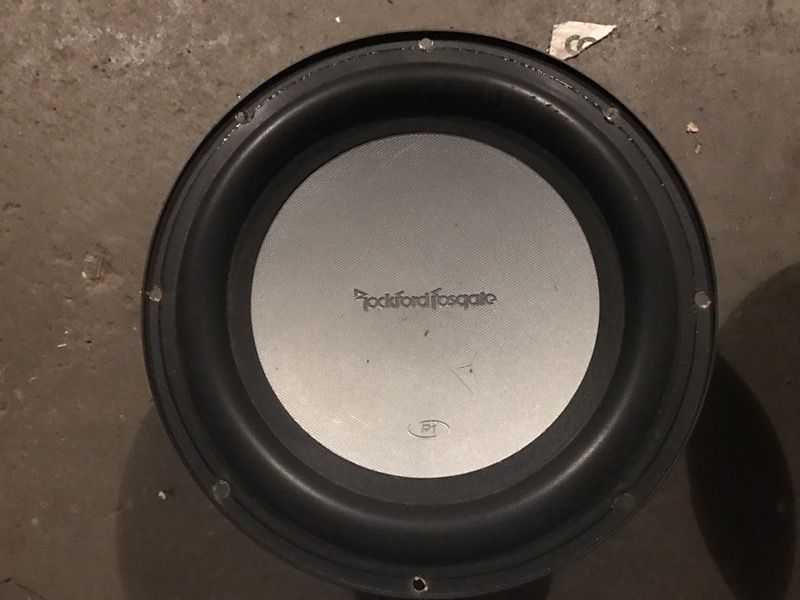 Rockford Fosgate Punch P1 P1S410 10-Inch 150-Watt Subwoofer - 4 Ohm