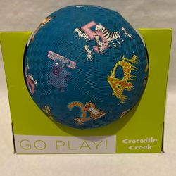 Crocodile Creek 7inch playground ball Animal numbers