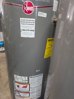New Water Heater Rheem