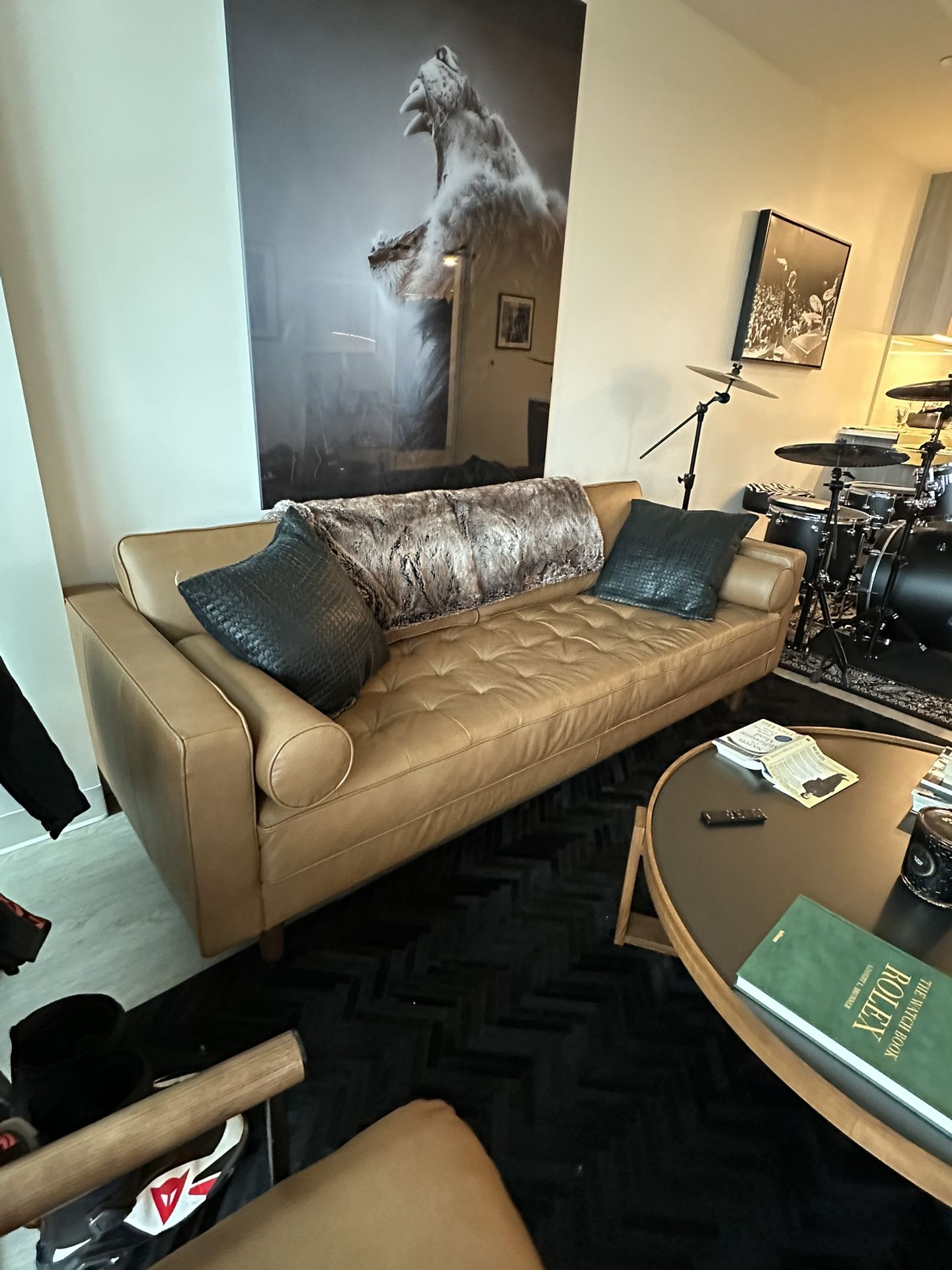 Modani Leather Couch