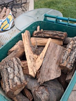 60- gallon Garage can full fire Wood OAK!! And other Wood available price to sell