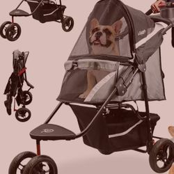 Petique Pet Stroller Gray NIB