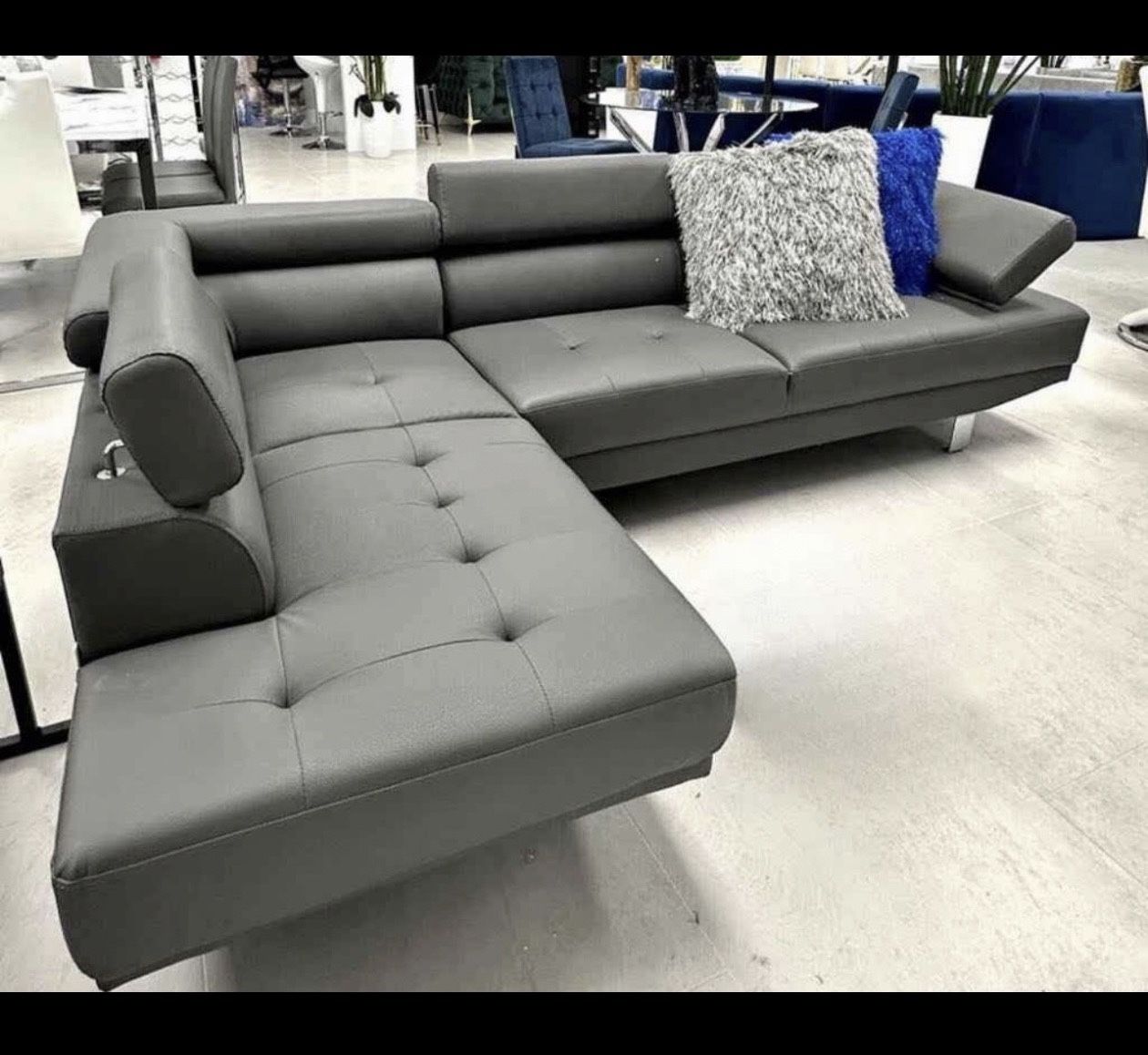 GREY SECTIONAL ππ Modern Style ππ