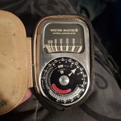 Vintage Weston Master III Universal Camera Exposure Meter Photography Model 737 