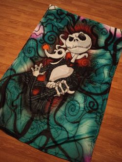 Nightmare Before Christmas and Zero Blanket FLEECE