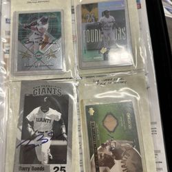 Barry Bonds Auto Cards