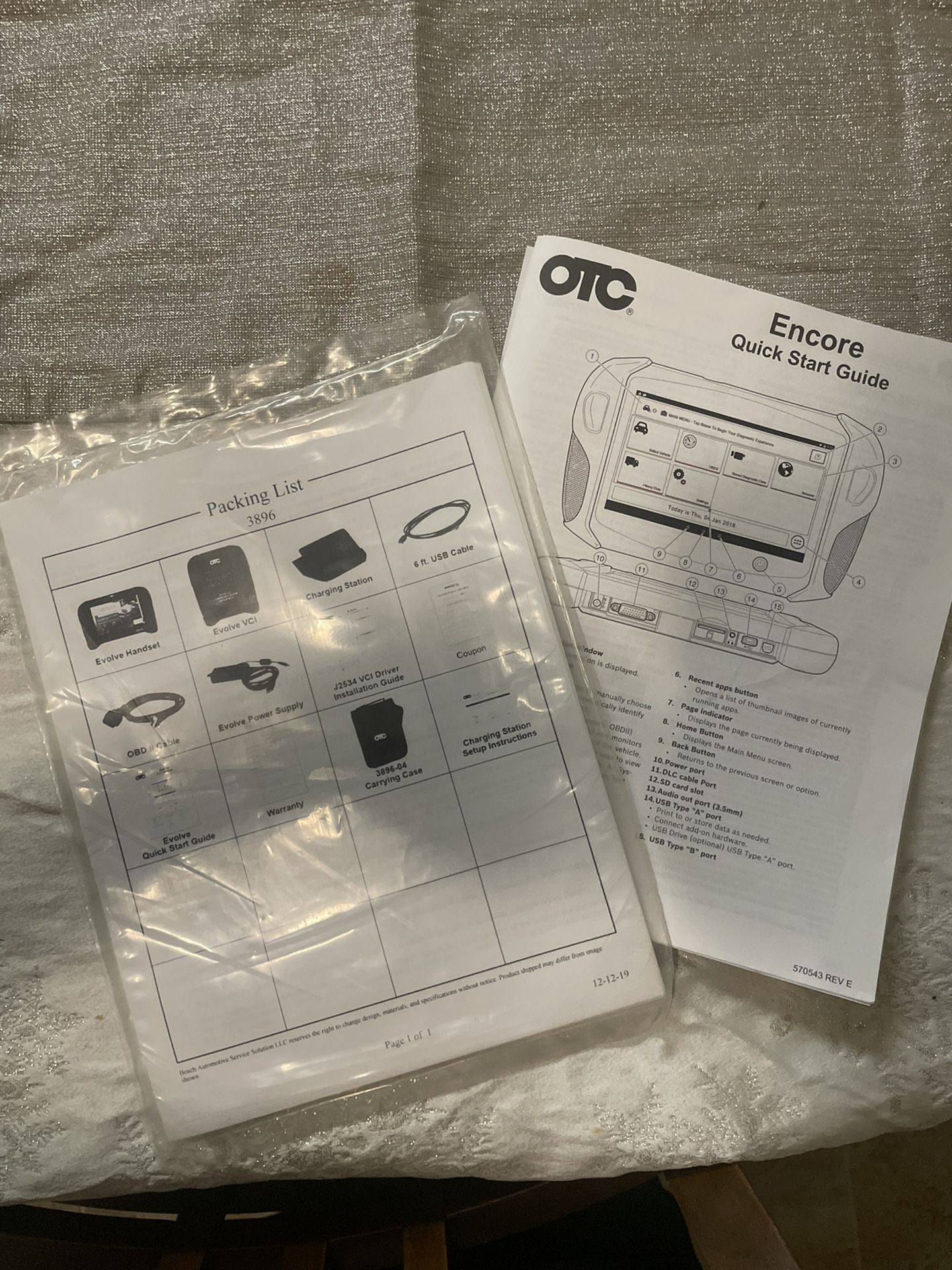 OTC Evolve Pro Diagnostic Tool