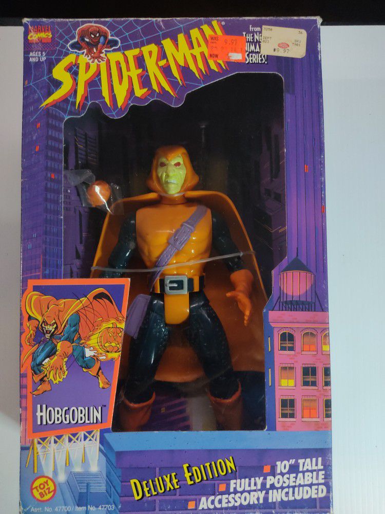 Marvel SpiderMan Deluxe Edition Hobgoblin 10"