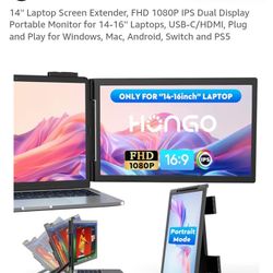 NEW 14" LAPTOP SCREEN EXTENDER MONITOR