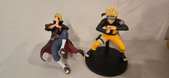 Naruto Uzumaki & Deidara Anime Action Figures Lot (Naruto Shippuden)