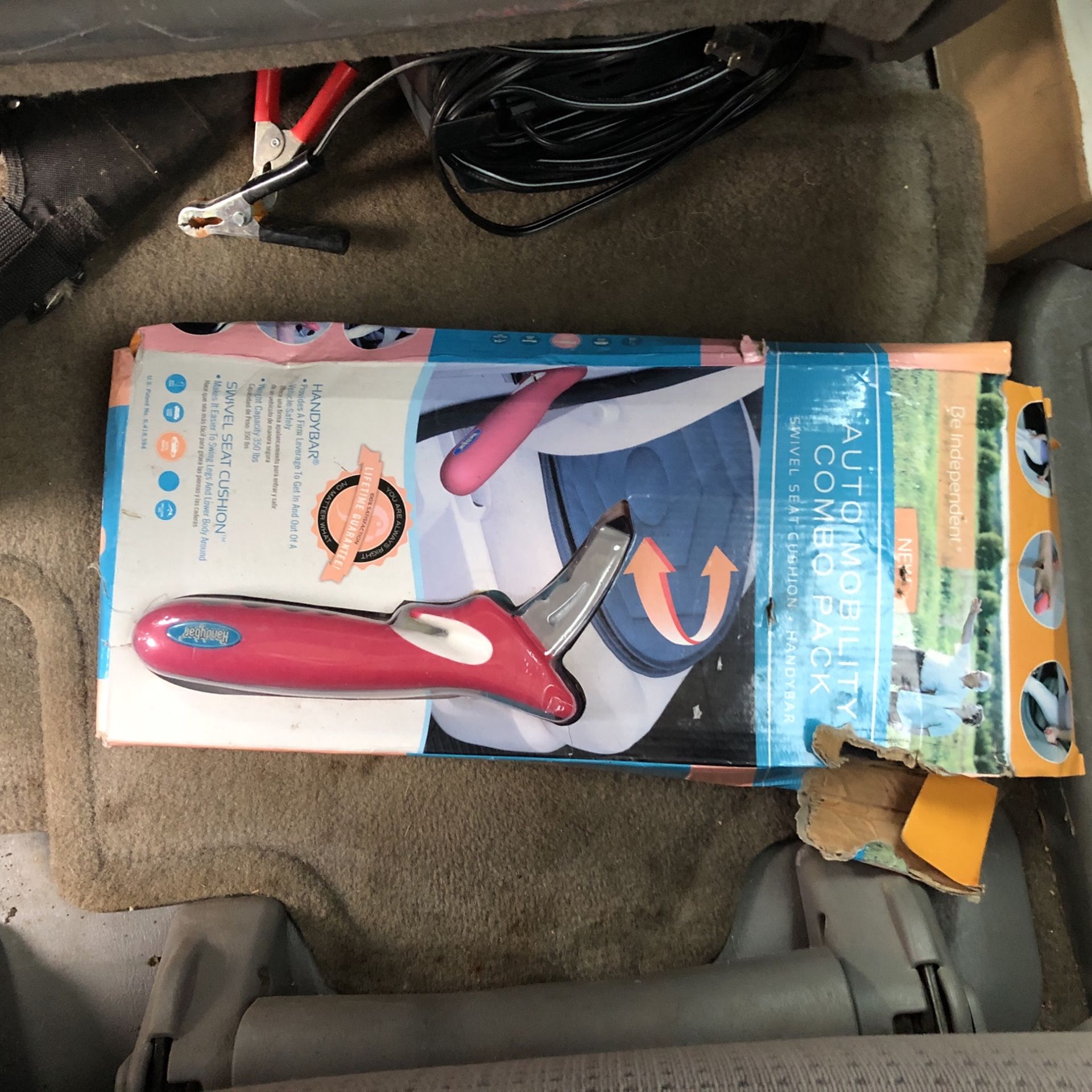 Auto Mobility Combo Pack ( Swivel Seat Cushion And Handbar
