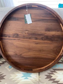 Wood Ottoman Tray